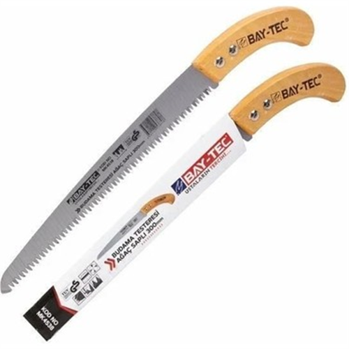 Budama Testeresi Ağaç Saplı 300 mm (12/Paket) (96/Koli)